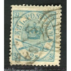 DINAMARCA 1864 Yv 11 ESTAMPILLA CLASICA MUY LINDA 60 €